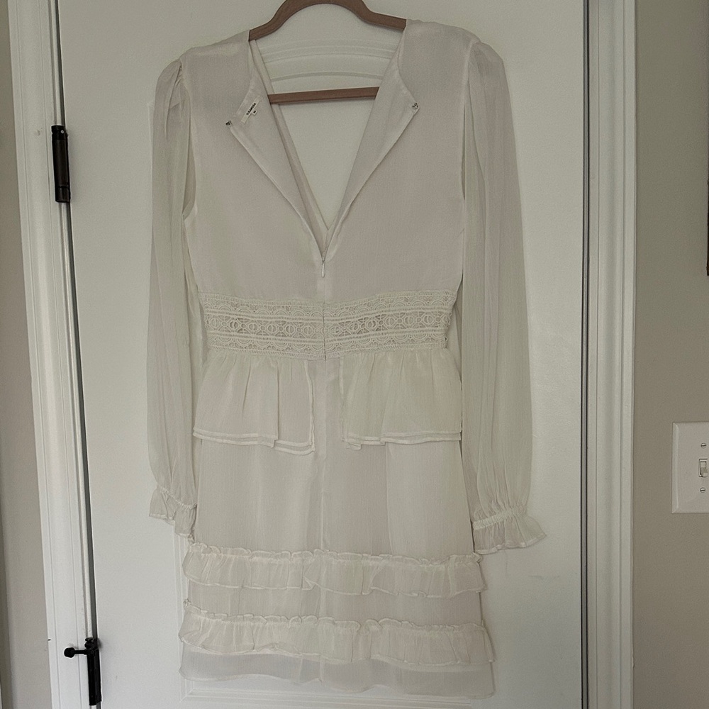 White Ruffle Dress - Picture 3 of 3
